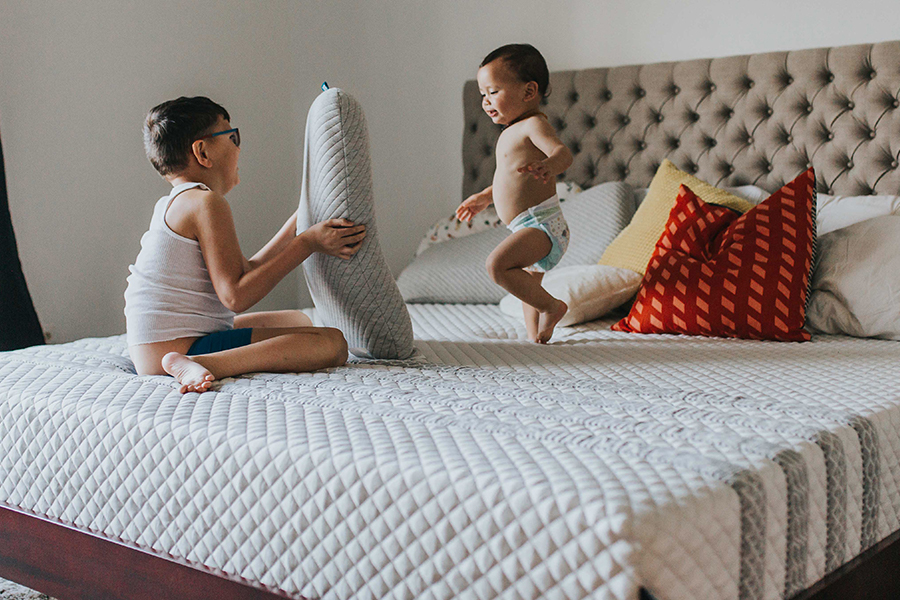 Tela de colchón para niños